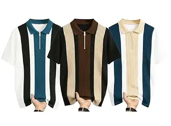 AUSK Men Printed Polo Neck Cotton Blend T-Shirt (Regular Fit, Half Sleeve) || Tshirts for Mens