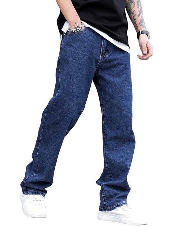 KOTTY Mens Regular Fit|Classic Design with Stylish Look |Day Comfort|Mide Rise Strachable Jeans Dark Blue