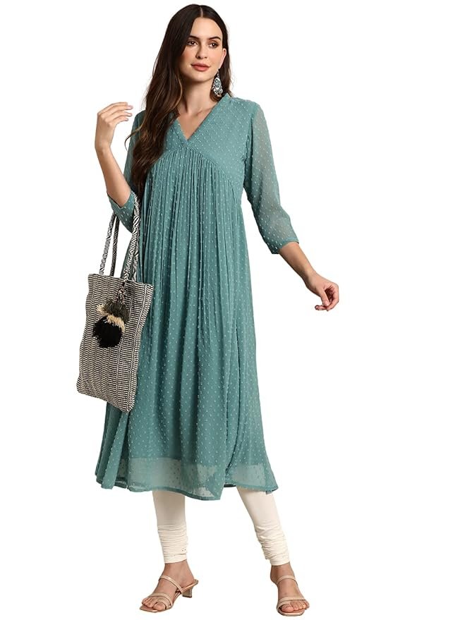 Women's Green Poly