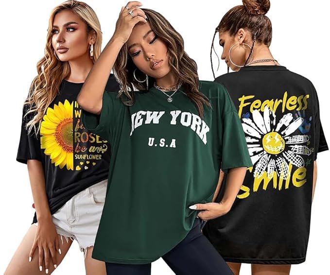 Iconic Statement Print T-Shirt Contemporary Casual Wear