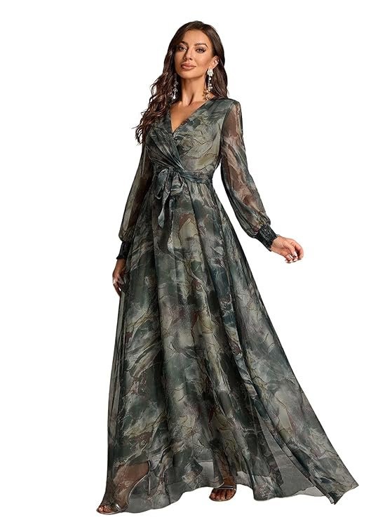 LITZO Western Dresses for Women (L-8 to 10) Green - Image 2