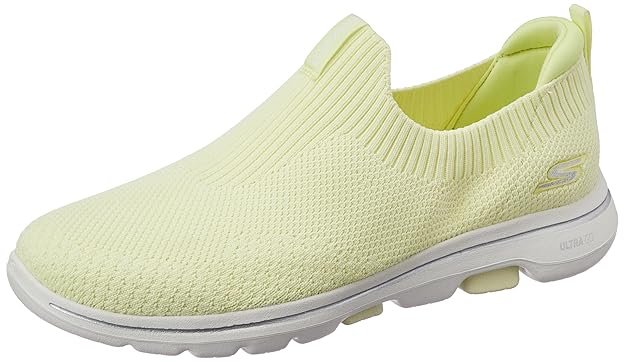 Skechers Women Go Walk 5 Trendy Walking Shoes Yellow