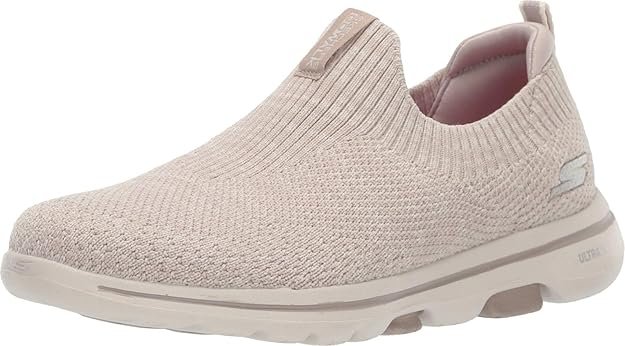 Skechers Women Go Walk 5 Trendy Walking Shoes Taupe