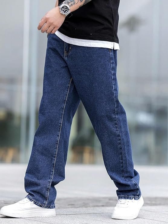 KOTTY Mens Regular Fit|Classic Design with Stylish Look |Day Comfort|Mide Rise Strachable Jeans Dark Blue - Image 2