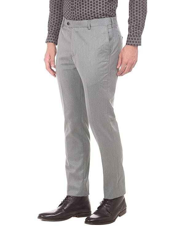 Arrow Men's Tapered Formal Trousers - Image 2
