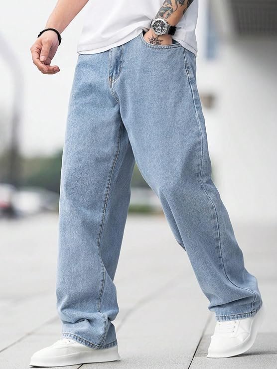 KOTTY Mens Regular Fit|Classic Design with Stylish Look |Day Comfort|Mide Rise Strachable Jeans Light Blue - Image 3